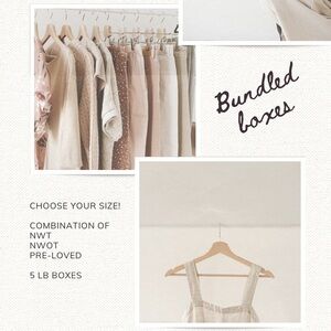 Bundled Mystery Box - 5 lbs of NWOT & Pre-Loved Clothing & Accessories